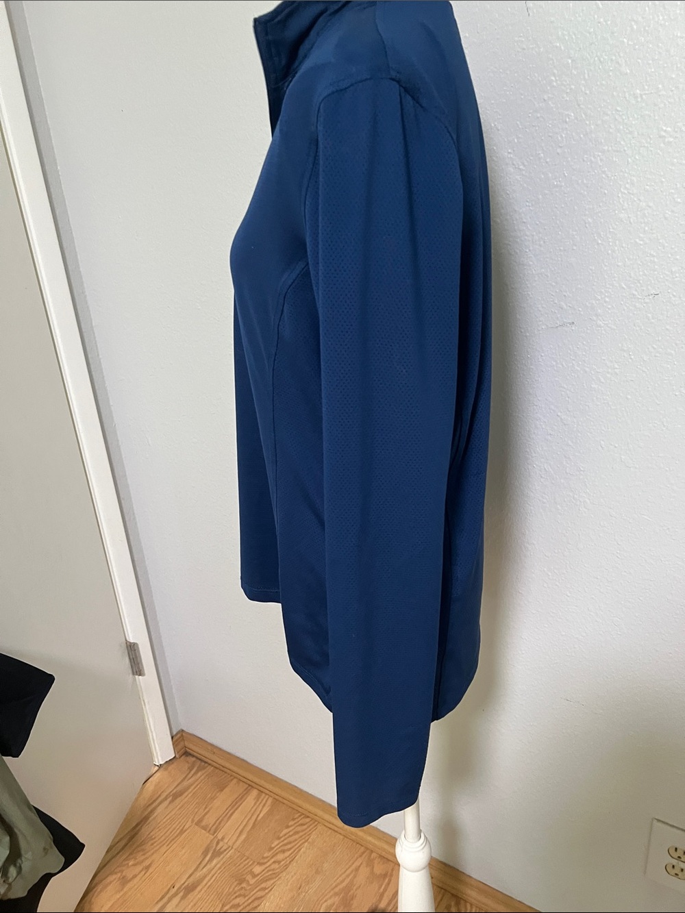 Kerrits Ice Fil Lite Long Sleeve Riding Shirt Blue Medium | UPF 30 Sun Shirt - Picture 2 of 5
